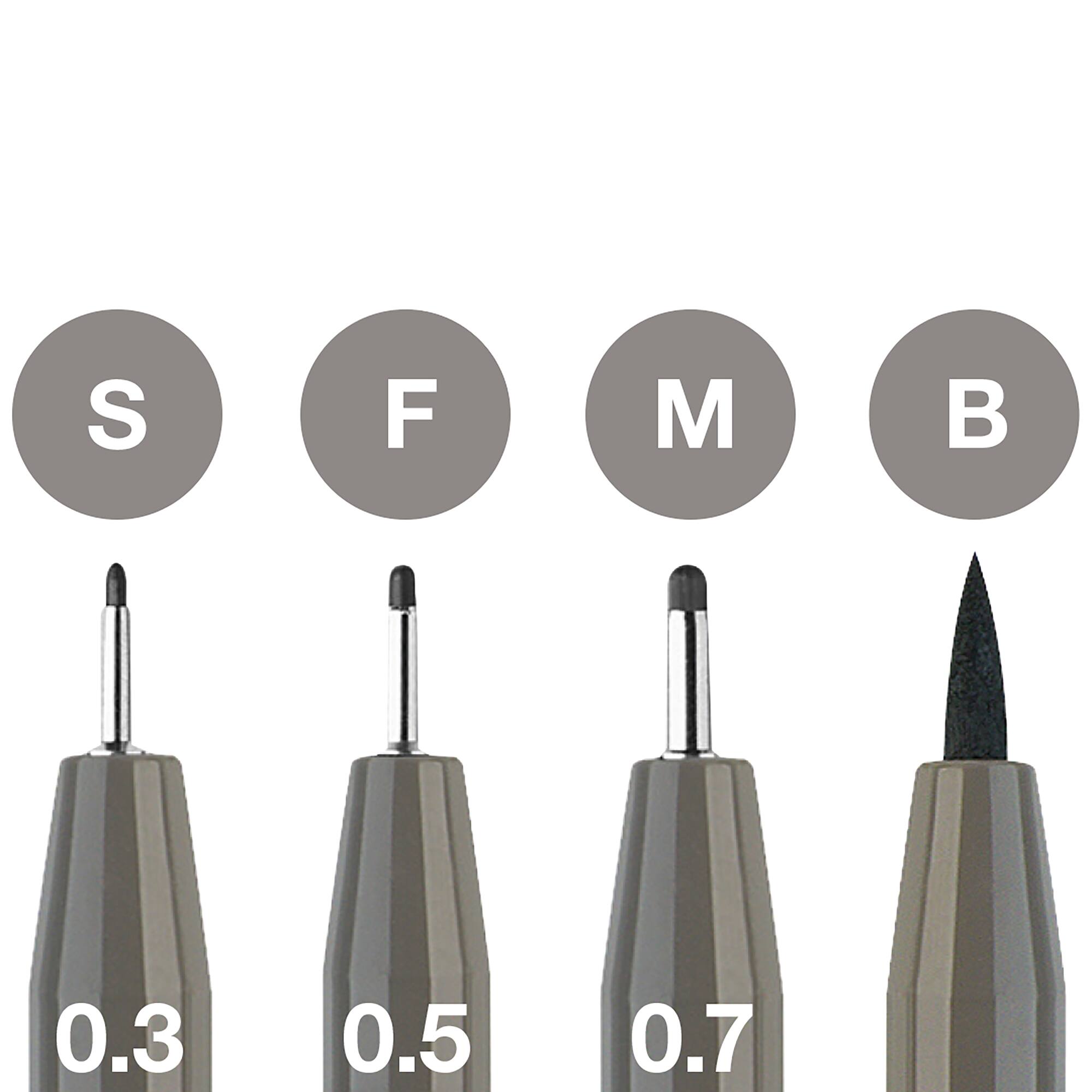 Faber-Castell® Warm Gray IV Pitt Artist Pens